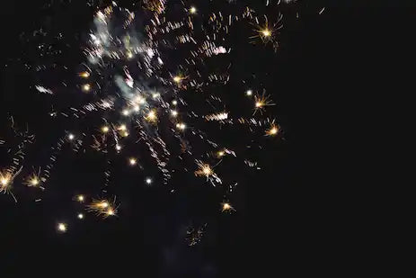 Fireworks at night