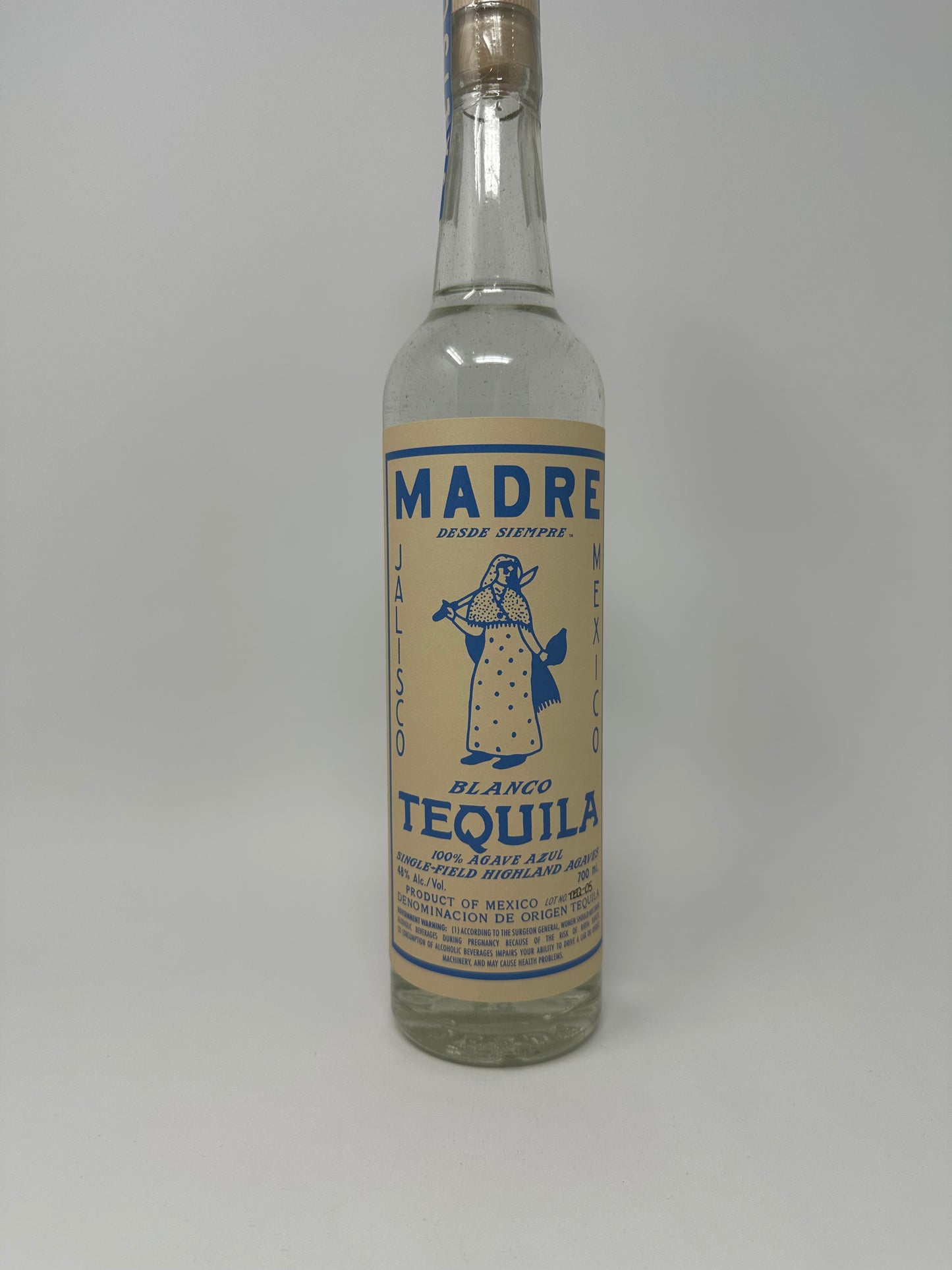 Madre Blanco Tequila 100% Agave Azul