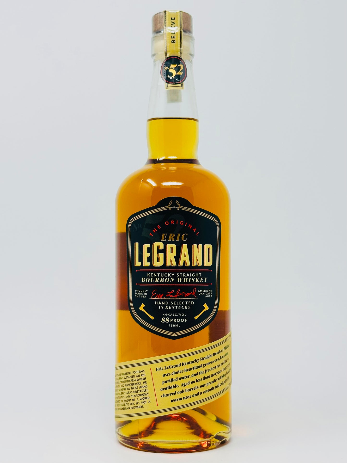 Eric LeGrand Oak Cask Aged Kentucky Straight Bourbon Whiskey