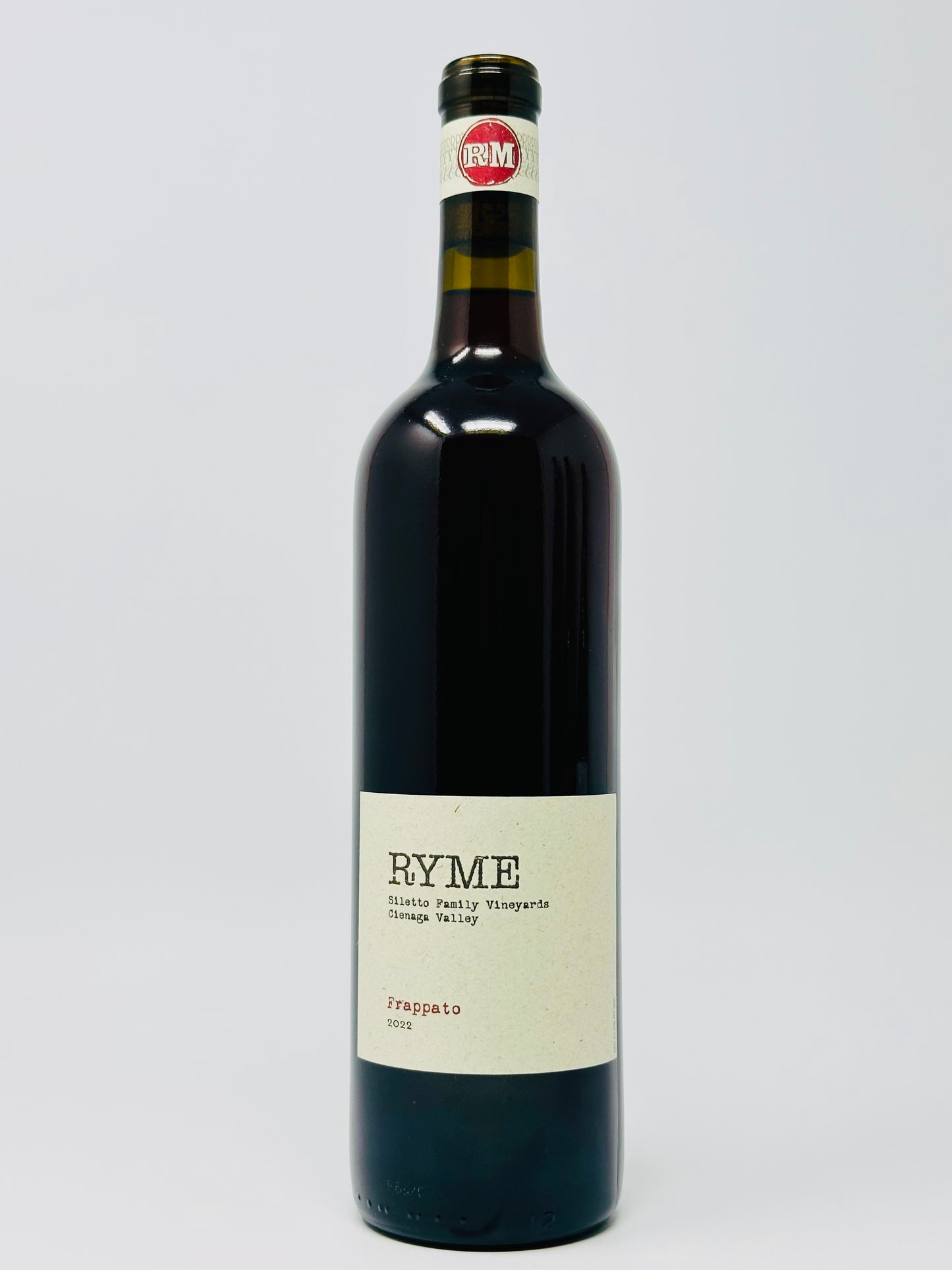 Ryme Wine Cellars Frappato Siletto Family Vineyards Cienega Valley
