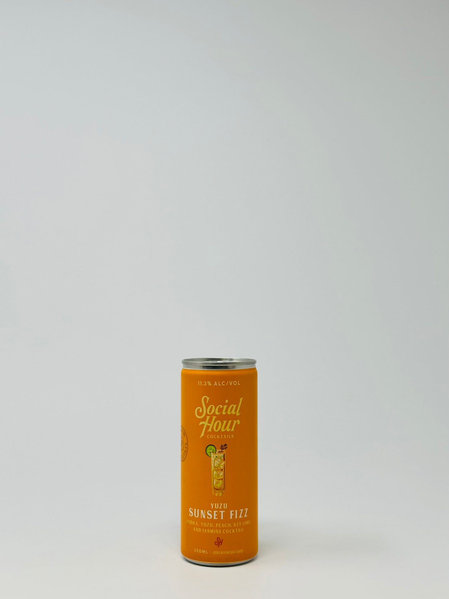 Social Hour Cocktails, Yuzu Sunset Fizz 250 mL Can