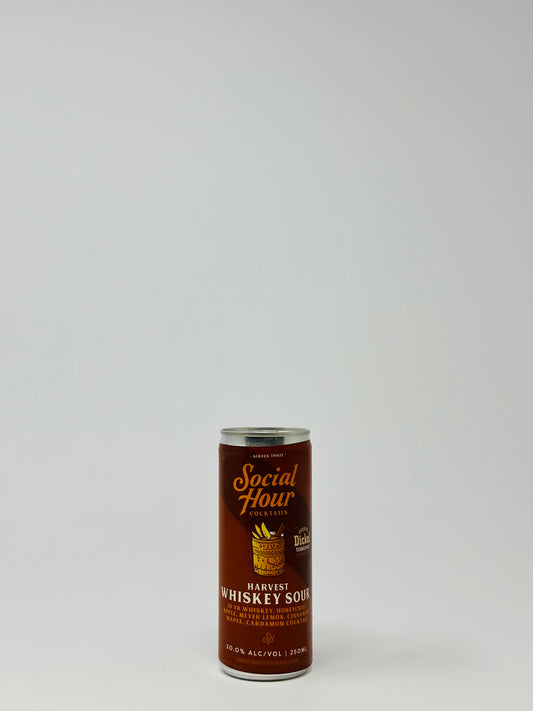 Social Hour Cocktails, Harvest Whiskey Sour 250 mL can
