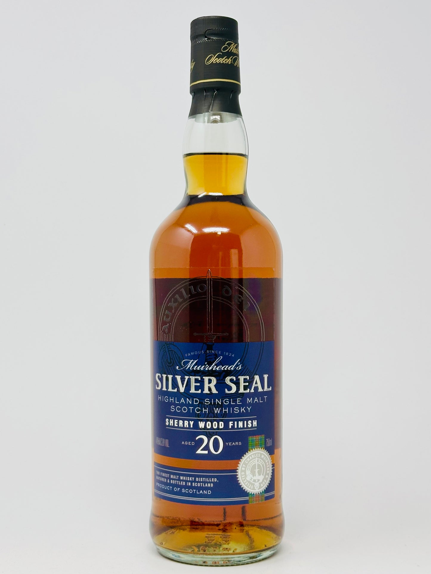 Muirhead's Silver Seal 20 Year Old Single Malt Scotch Whisky in Sherry Wood Finish Cask
