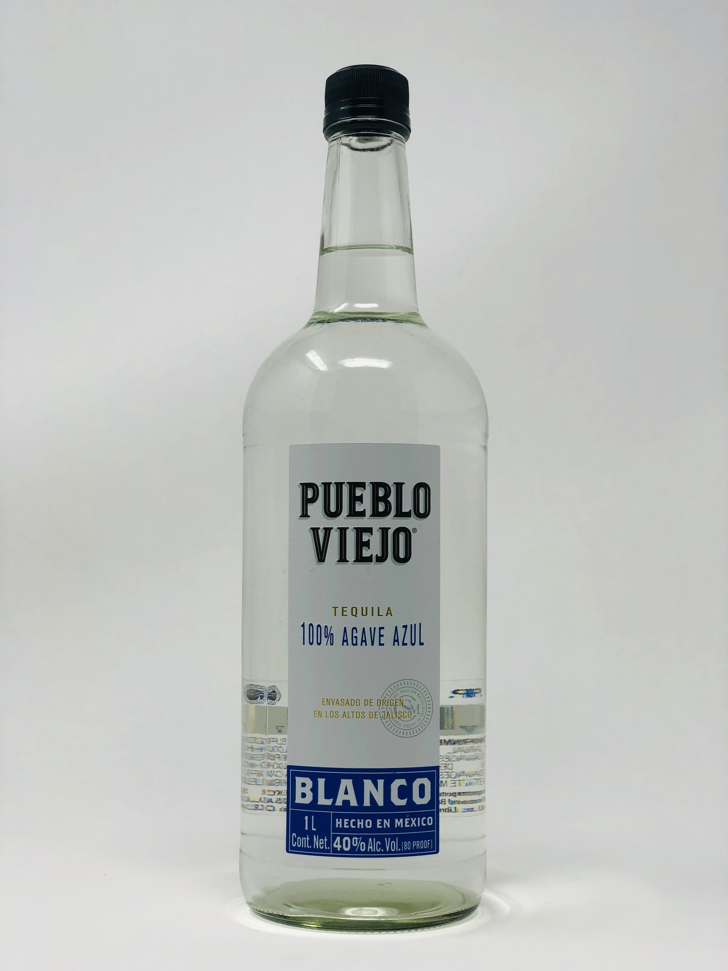Pueblo Viejo Blanco Tequila 1L