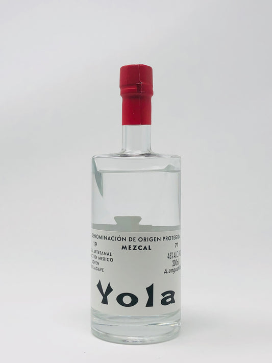 Yola Mezcal, Joven Mezcal Artesanal 100% Agave A. Angustifolia 200ml