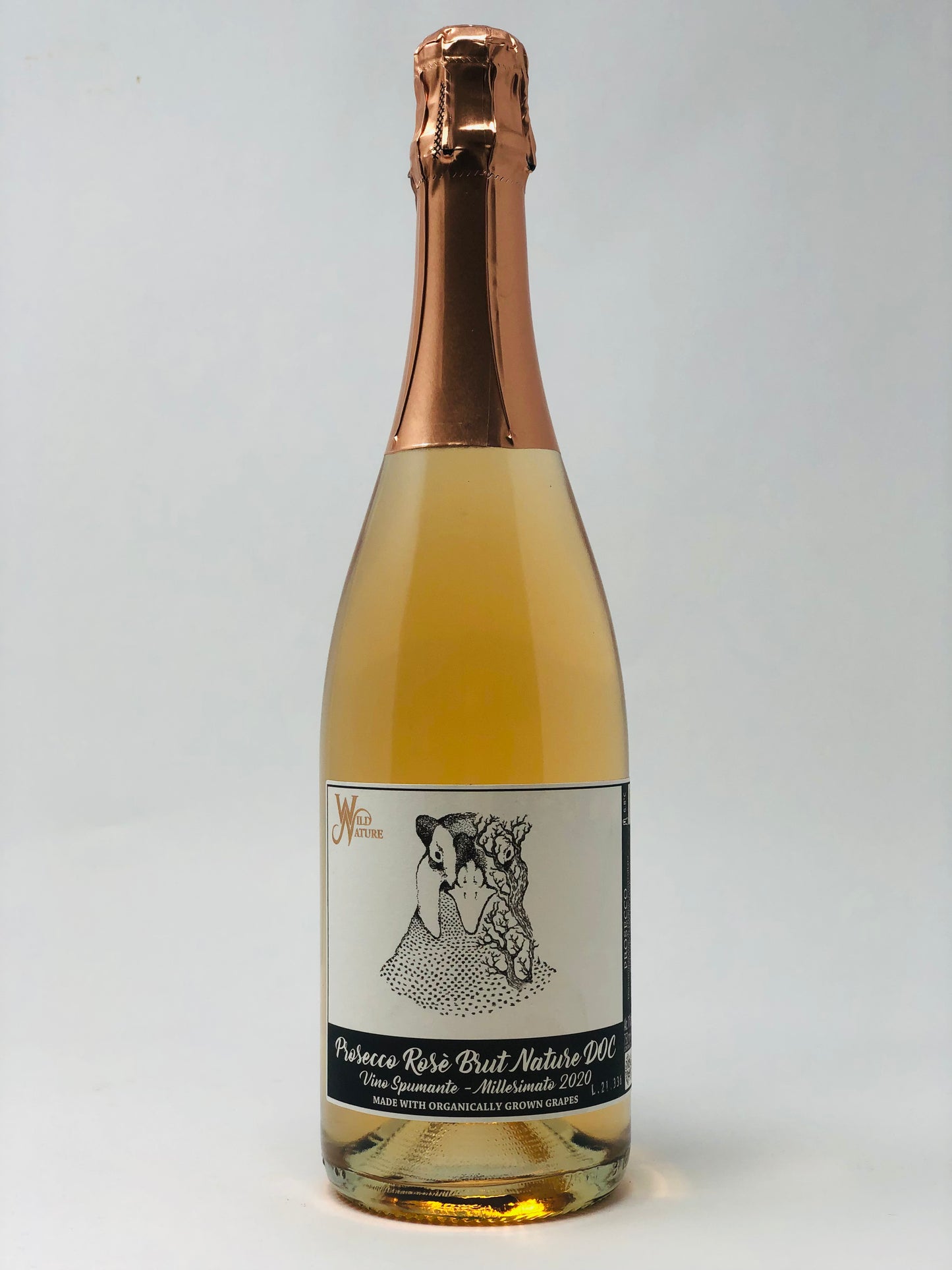 Wild Nature Wines, Prosecco Rosé Brut Nature