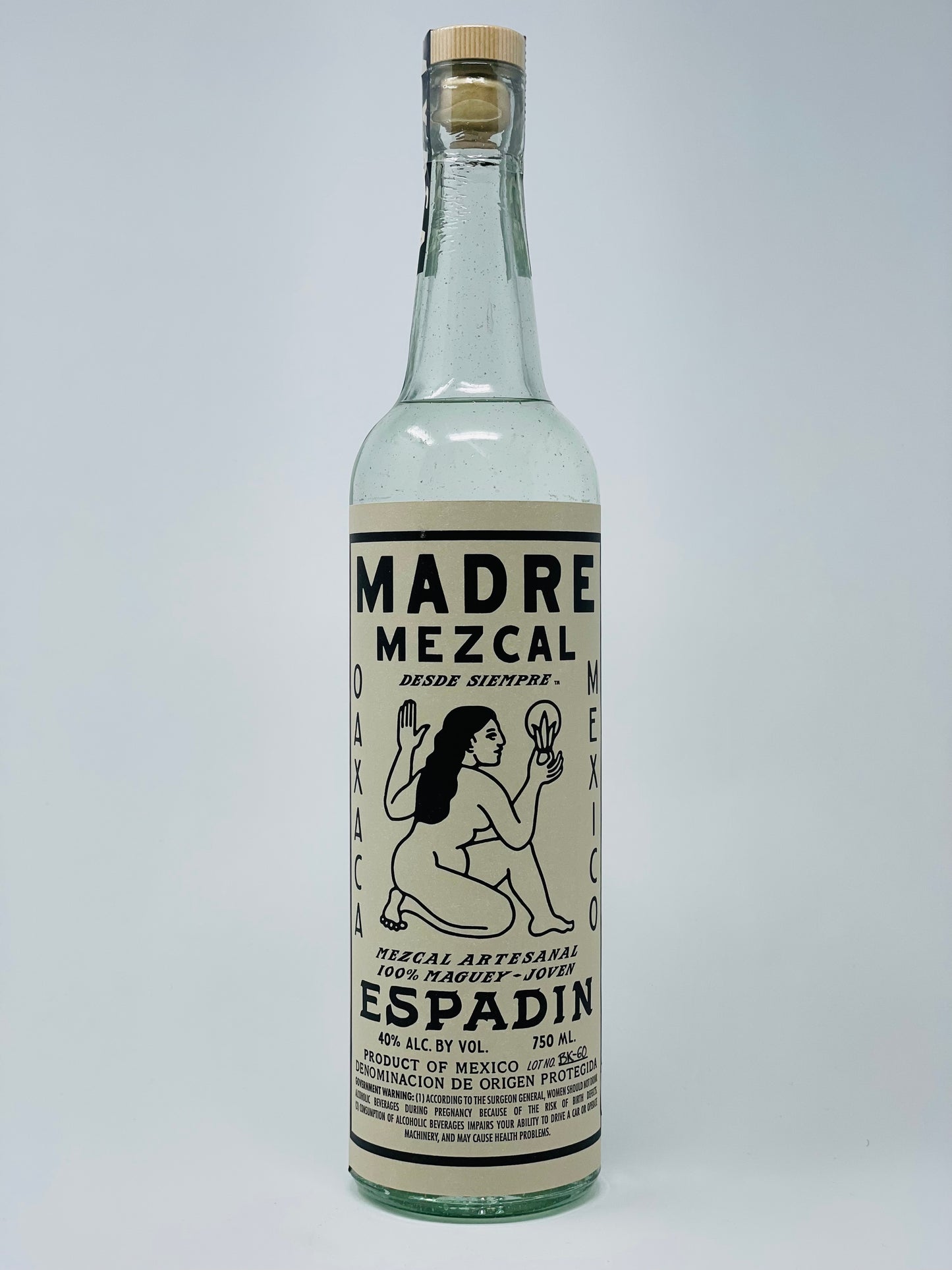 Madre Mezcal, Black Espadin Mezcal 750ml
