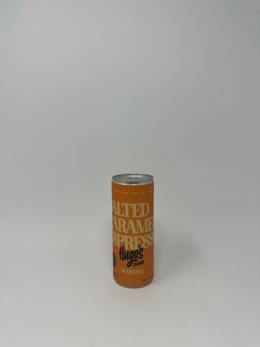 Hugo's Cocktails Salted Caramel Espresso Martini 250ml Can