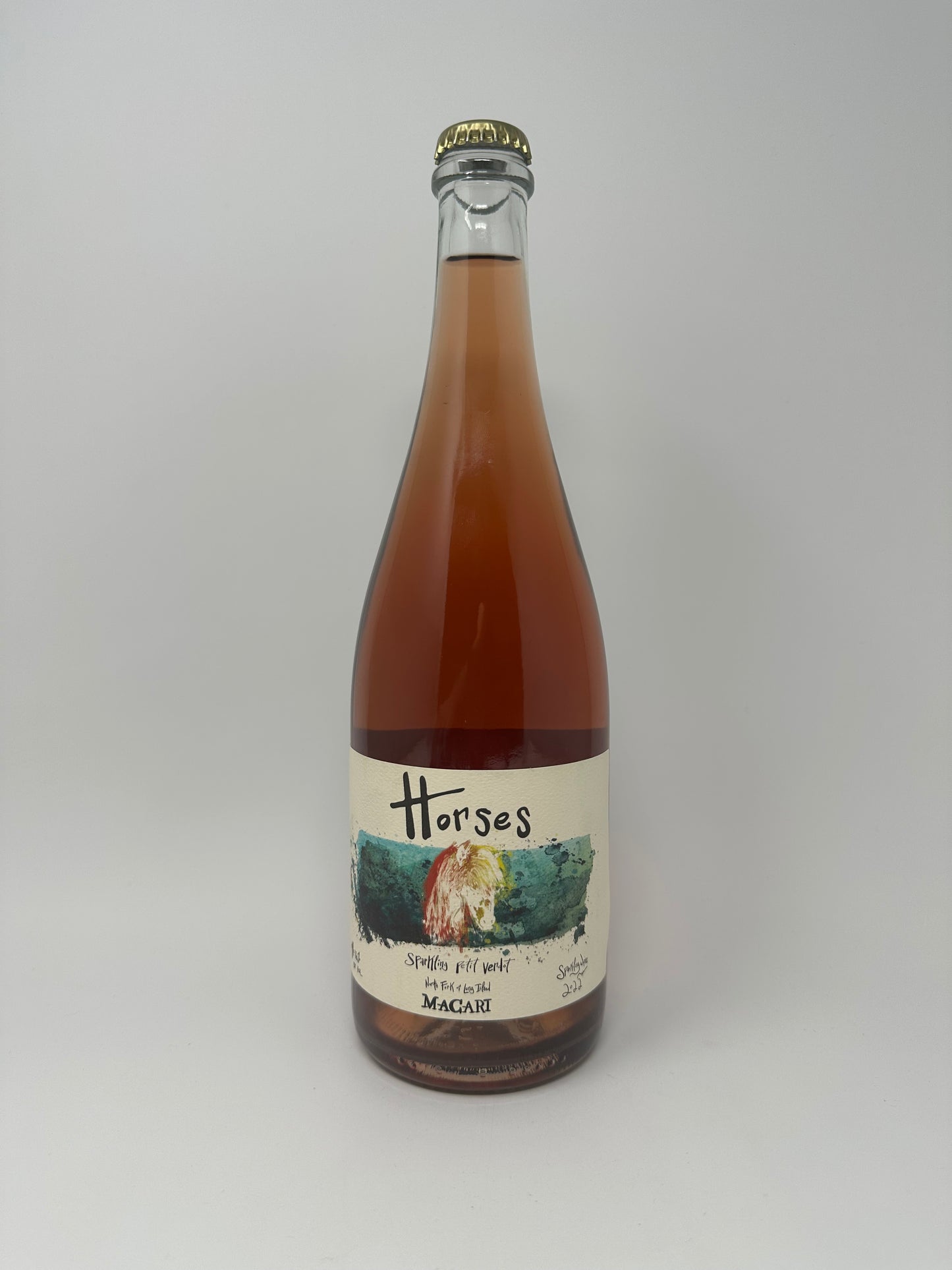 Macari Horses Sparkling Petit Verdot
