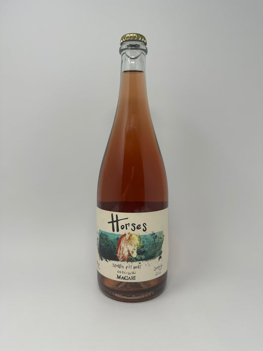 Macari Horses Sparkling Petit Verdot