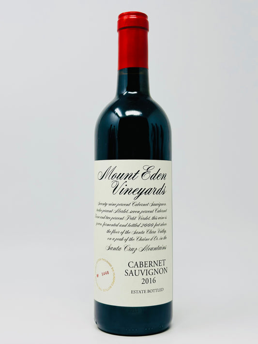 Mount Eden Vineyards Cabernet Sauvignon Estate Santa Cruz Mountains	2016