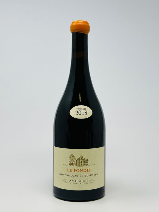 Xavier & Agnés Amirault, St. Nicolas de Bourgueil, Le Fondis 2018
