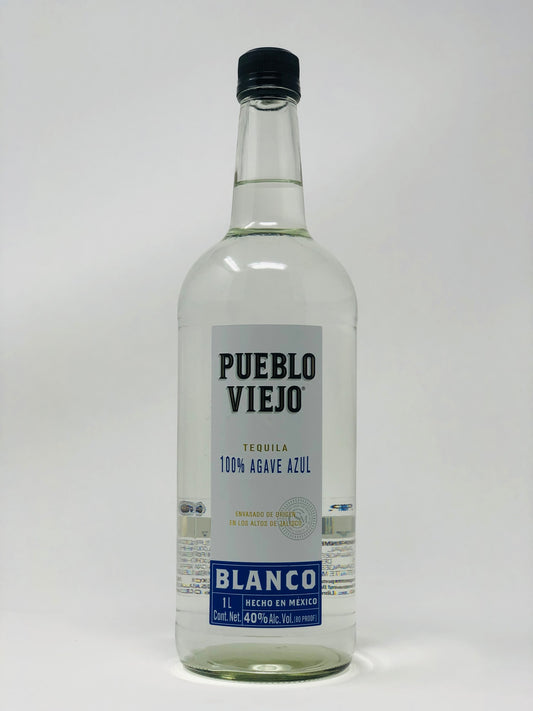 Pueblo Viejo Blanco Tequila 1L