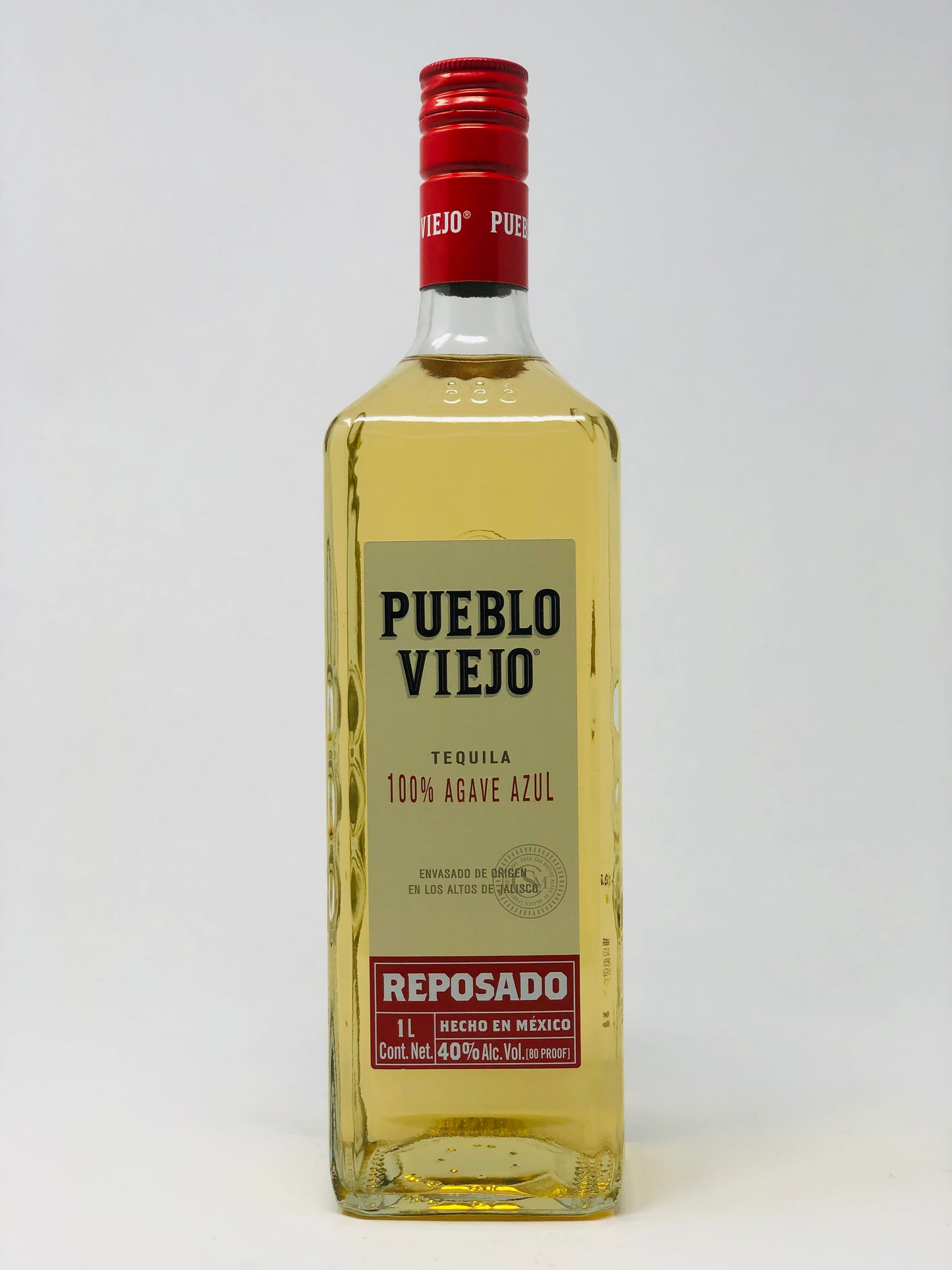 Pueblo Viejo Reposado Tequila 1L